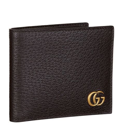 gucci leather wallet mens|gucci men wallet outlet.